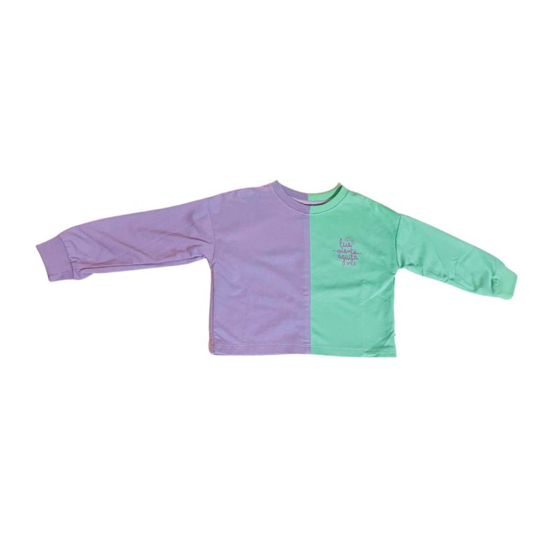 Sudadera Bicolor Agüita Salá Kids